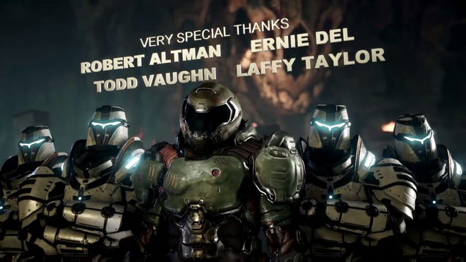 IMAGE: DOOM Marine Curtain Call Still