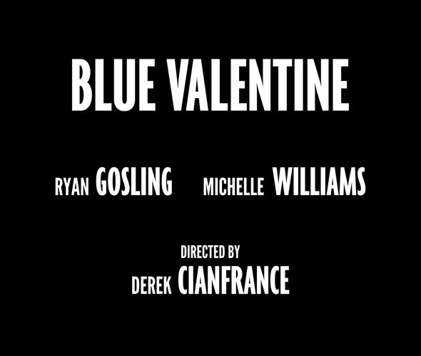 Blue Valentine - Custom typeface