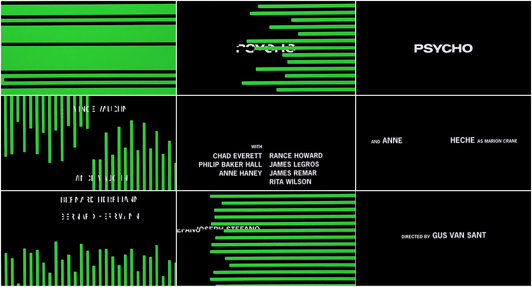 psycho opening sequence