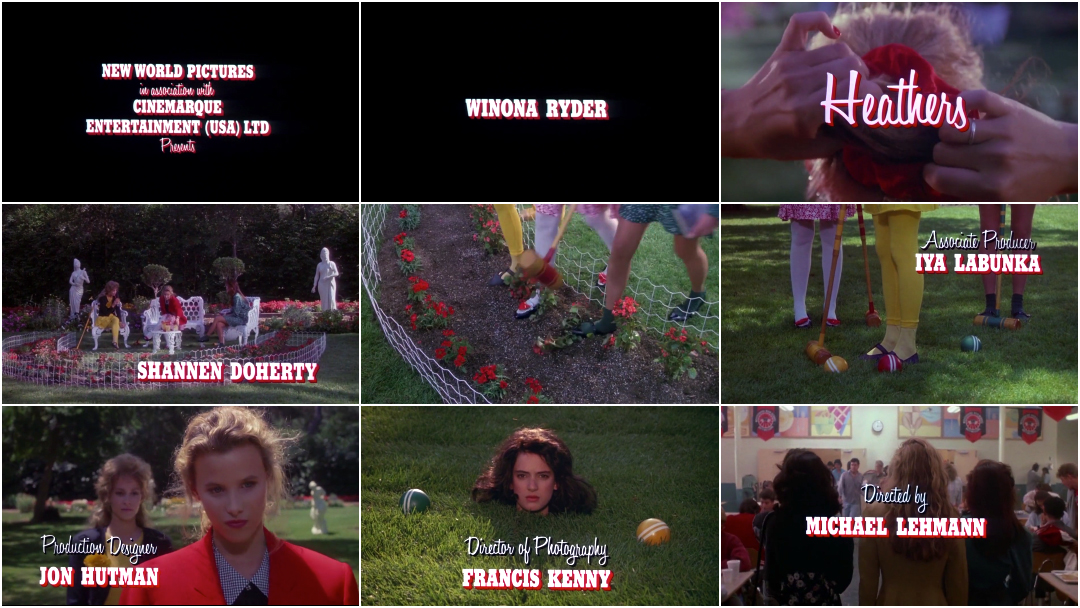 Heathers (1988) — Art of the Title